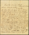 Letter from (Fal) Browning to Collin McKinney informing him about the death of a younger sibling