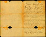 Letter from George W. Frye to Collin McKinney informing him about general happenings.