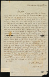 Letter from Archibald Burton to Collin McKinney about a report against Collin