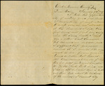 Letter from George W. Frye to Collin McKinney