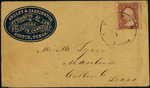 Envelope of letter addressed to Collin McKinney.