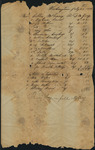 Note containing a list