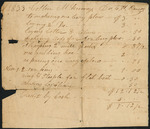 Note containing a list