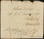 A note about Collin McKinney finding land in Texas from William Dunlap