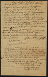 A letter from Collin McKinney to Jefferson Milam regarding bill of sale of enslaved person, Lucinda, includes monetary value