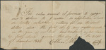 A letter from Collin McKinney to William Whitman