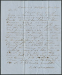 Letter to Collin McKinney about delivery of goods