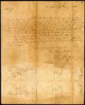 A letter from John Clay to Benjamin R.. Milam