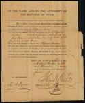 Legal document appointing Jefferson Milam as the surveyor to Red River County