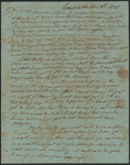 Letter from Jefferson Milam to Eliza Serene McKinney Milam