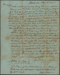 Letter from Jefferson Milam to Eliza Serene McKinney Milam