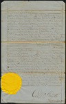 A land Deed from the Central Land office of the state of Texas