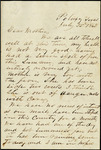 Letter from Joseph and Laura Milam to Eliza Milam about bad weather and its effects on the crops