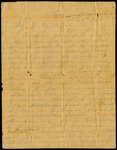 Letter from A. W. Milam to Joseph Milam