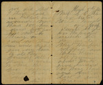 Letter informing about injured men in the civil war