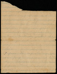 scrap of paper from the McKinney and Milam family papers