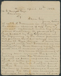 Letter from James B. Morris to Henry Hodges