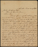 Letter from G. R. Freeman to John H. Lynne regarding the estate of Benjamin R. Milam