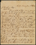 Letter from G. R. Freeman to John Lynne on the estate of Benjamin Milam