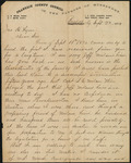 Letter from H. C. Hodges to John Lynne on the Benjamin Milam estate