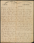 Letter from H. C. Hodges to John Lynne on client fees regarding the Benjamin Milam estate case