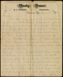 Letter from H.C. Hodges appointing power of attorney for the Benjamin Milam estate