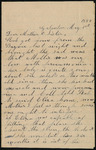 Letter from Lucy Durham Milam to Eliza and Bettie Jeff Milam about his Mothers ill health