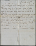 Article of agreement between the A. W. Milam family