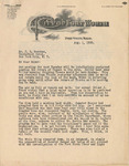 Letter from Fort Worth City Manager Ossian E. Carr to Fort Worth Mayor Henry Clay Meacham by Ossian E. Carr