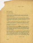 Letter from Fort Worth Mayor Henry Clay Meacham to Fort Worth City Manager Ossian E. Carr by Henry Clay Meacham