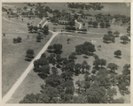 Aerial view of Amon G. Carter's Shady Oak Farm