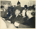 Amon G. Carter greeting President Harry Truman