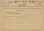 Telegram from Mrs. J. Cooke Wilson, Sr. to Amon G. Carter, Jr. by J. Cooke (Mrs.) Wilson Sr.