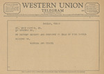 Telegram from Barbara and Virgil to Amon G. Carter, Jr. by Virgil Barbara