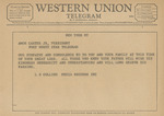 Telegram from L. H. Collins to Amon G. Carter, Jr. by L. H. Collins