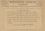 Telegram from J. F. Fitzpatrick of the Salt Lake Tribune, to Amon G. Carter, Jr. by J. F. Fitzpatrick