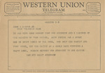 Telegram from Sam and Sally Anderson to Amon G. Carter, Jr. by Sam Anderson and Sally Anderson