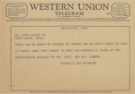 Telegram from Maybelle Hop McIntyre to Amon G. Carter, Jr. by Maybelle Hop McIntyre