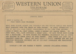 Telegram from Charles A. Guy and Parker F. Prouty to Amon G. Carter, Jr.