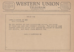 Telegram from Earle B. Mayfield, Sr. to Amon G. Carter, Jr.