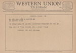 Telegram from Georgia and Jay Norwood to Amon G. Carter, Jr. and George Ann Brown Carter by Georgia Norwood and Jay Norwood