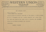 Telegram from Samuel Goldwyn to Amon G. Carter, Jr. by Samuel Goldwyn