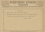 Telegram from Morgan Pirnie to Amon G. Carter, Jr. by Morgan Pirnie