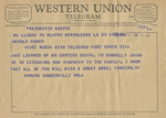 Telegram from Howard Summerville to Harold Hough