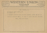 Telegram from Vera and Fred Korth and Family to Amon G. Carter, Jr. and George Ann Brown Carter by Vera Korth and Fred Korth