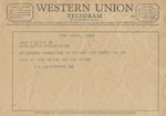 Telegram from S. H. Weatherford to Amon G. Giles, Jr. by S. H. Weatherford