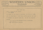 Telegram from E. P. Hall, Jr. to Amon G. Carter, Jr. and Family