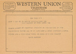 Telegram from David Sarnoff to Amon Gary Carter by David Sarnoff