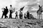 United Farm Worker protestors marching