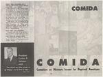 Brochure from the Committee on Minimum Income for Deprived Americans (COMIDA)